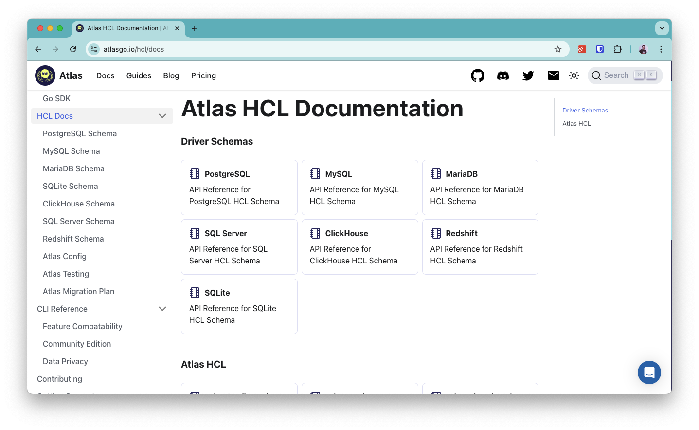 Screenshot of the new Atlas HCL Documentation Portal, showing a navigation sidebar and detailed documentation for a resource.
